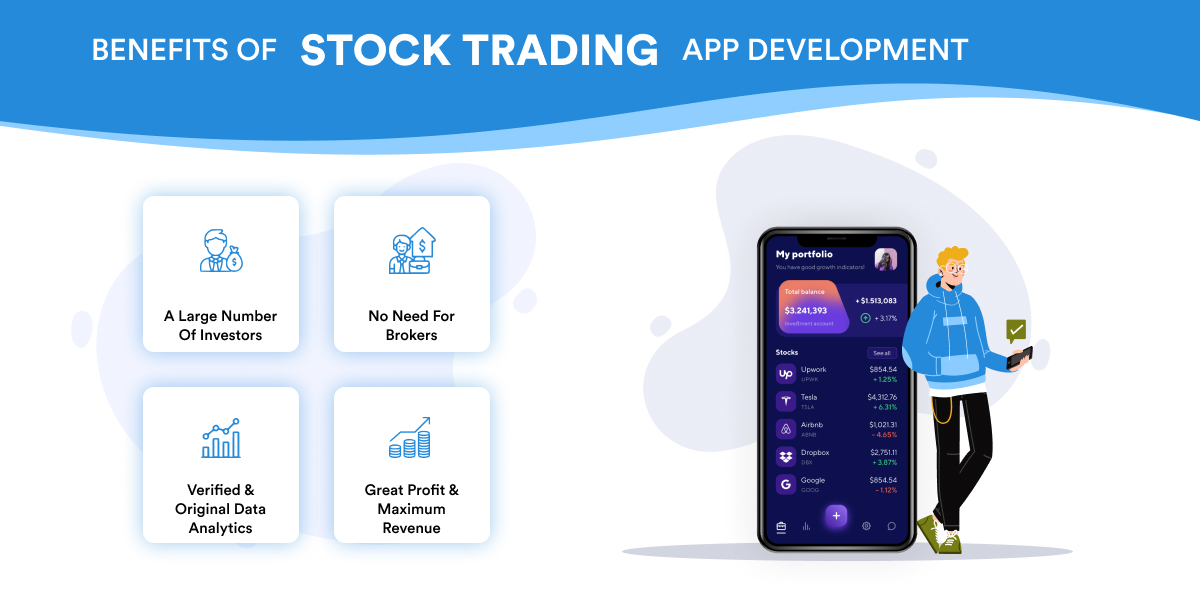 benefits of stock trading app development