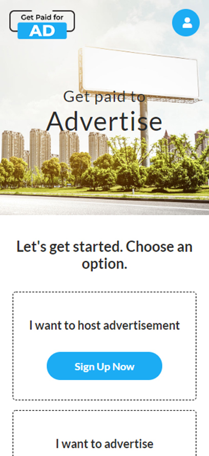 Get paid for ad